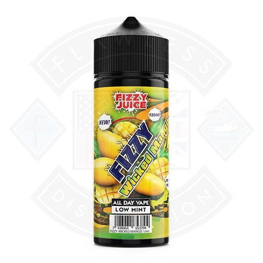 Fizzy Wicked Mango 0mg 100ml Shortfill - Flawless Vape Shop