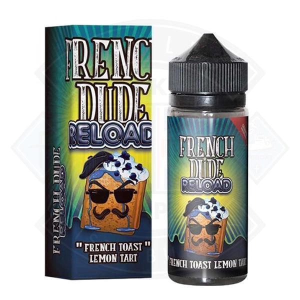 French Dude Reloaded "French Toast" Lemon Tart 0mg 100ml Shortfill - Flawless Vape Shop