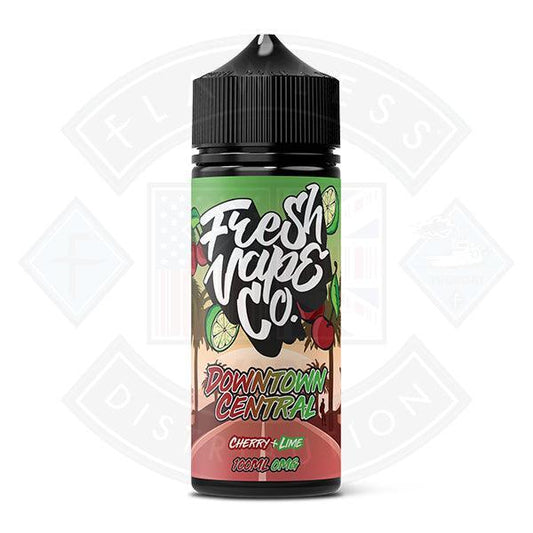 Fresh Vape Co. Downtown Central Cherry & Lime 0mg 100ml Shortfill - Flawless Vape Shop