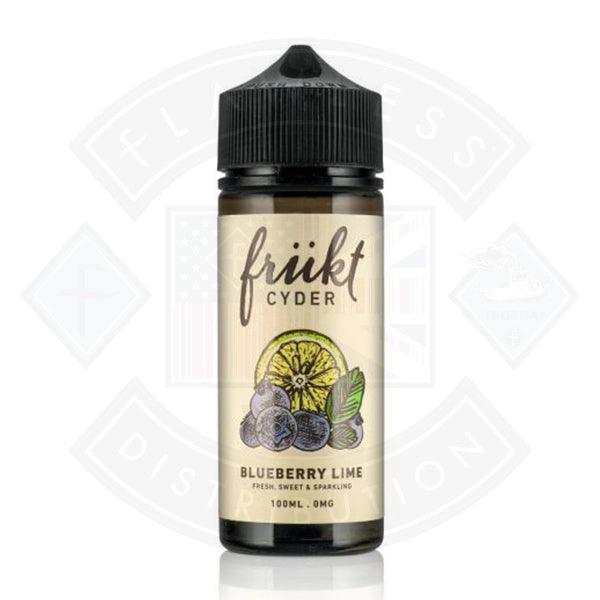 Frukt Cyder E-Liquid - Blueberry Lime 0mg 100ml Shortfill - Flawless Vape Shop