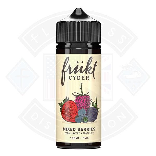 Frukt Cyder E-Liquid - Mixed Berries 0mg 100ml Shortfill - Flawless Vape Shop