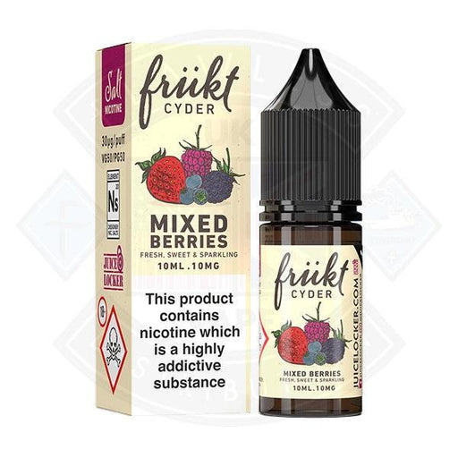 Frukt Cyder Salt Mixed Berries 10ml - Flawless Vape Shop