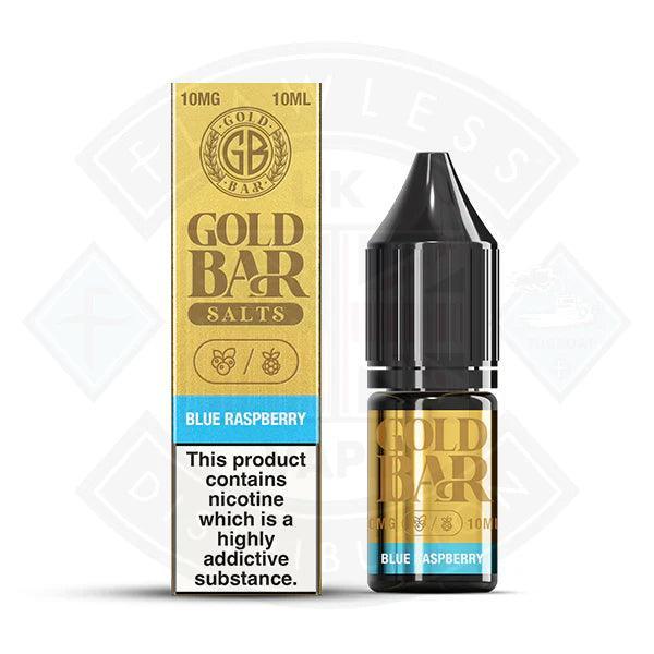 Gold Bar Blue Raspberry Nic Salt 10ml - Flawless Vape Shop