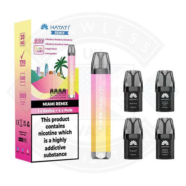 Hayati Remix 2400 Disposable Vape - Flawless Vape Shop