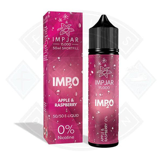IMP JAR IMP2O - Apple & Raspberry 50ml 0mg Shortfill E-Liquid - Flawless Vape Shop