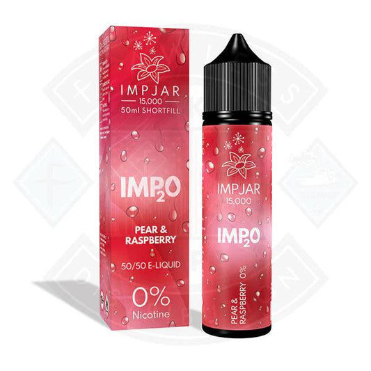 IMP JAR IMP2O - Pear & Raspberry 50ml 0mg Shortfill E-Liquid - Flawless Vape Shop
