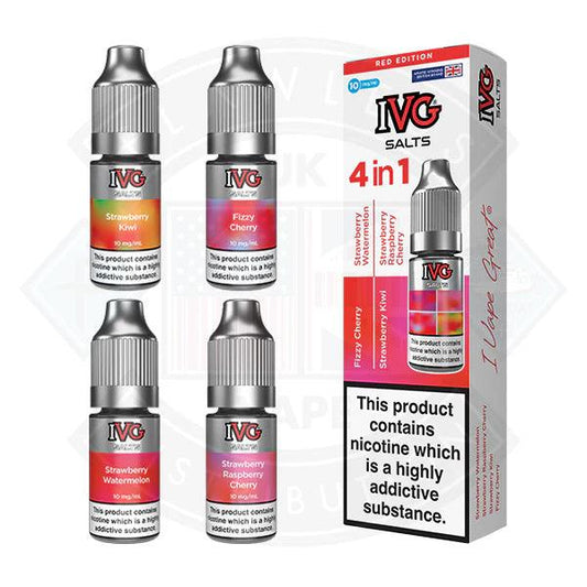 IVG Salts 4 in 1 Salts Red Edition - Flawless Vape Shop