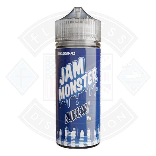 Jam Monster Blueberry 0mg 100ml Shortfill - Flawless Vape Shop