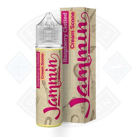 Jammin - Raspberry Clotted Cream Scone 50ml 0mg shortfill e-liquid - Flawless Vape Shop