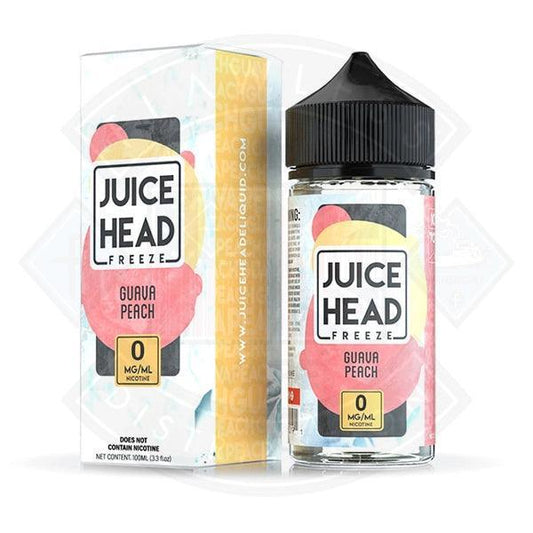 Juice Head Freeze Guava Peach 0mg 100ml Shortfill - Flawless Vape Shop