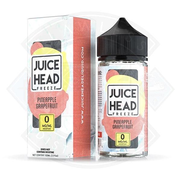 Juice Head Freeze Pineapple Grapefruit 0mg 100ml Shortfill - Flawless Vape Shop