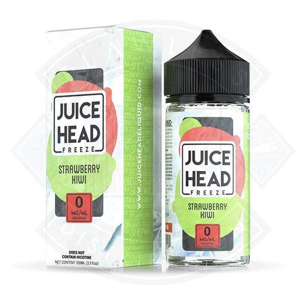 Juice Head Freeze Strawberry Kiwi 0mg 100ml Shortfill - Flawless Vape Shop