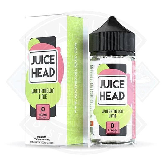 Juice Head Shake and Vape Watermelon Lime 0mg 100ml Shortfill - Flawless Vape Shop