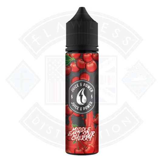 Juice N Power Middle East Sour Cherry 50ml 0mg Shortfill - Flawless Vape Shop