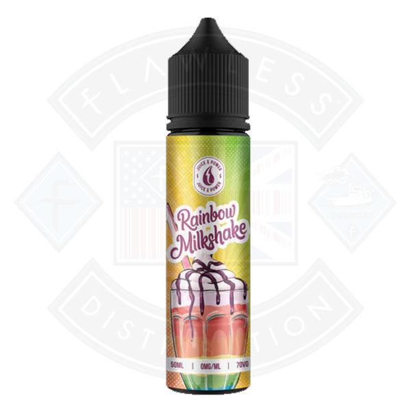 Juice N Power Rainbow Milkshake 50ml 0mg Shortfill - Flawless Vape Shop