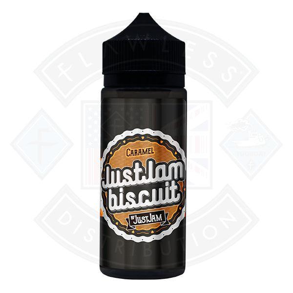 Just Jam Biscuit Caramel E liquid 100ml Short fill - Flawless Vape Shop