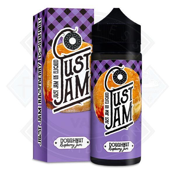 Just Jam Doughnut Raspberry E liquid 100ml Short fill - Flawless Vape Shop