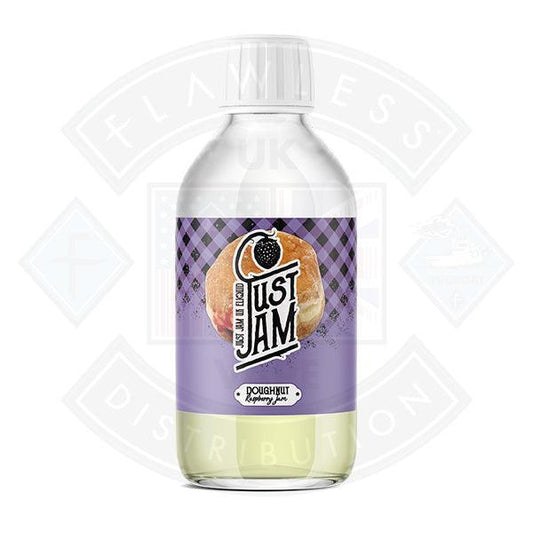 Just Jam Doughnut Raspberry Jam 0mg 200ml Shortfill E-Liquid - Flawless Vape Shop