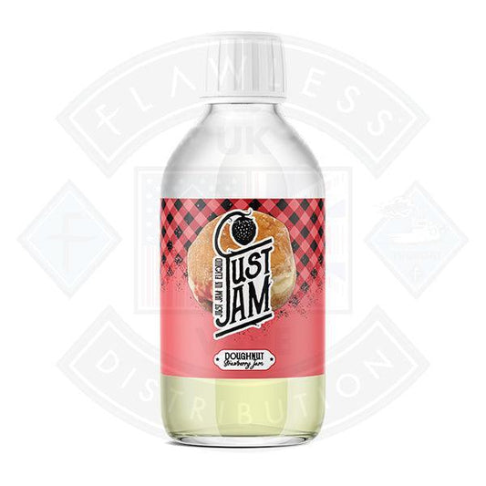 Just Jam Doughnut Strawberry Jam 0mg 200ml Shortfill E-Liquid - Flawless Vape Shop