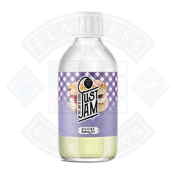 Just Jam Scone Raspberry Jam 0mg 200ml Shortfill E-Liquid - Flawless Vape Shop