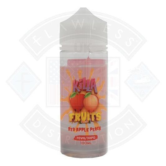 Killa Fruits - Red Apple Peach 100ml Shortfill - Flawless Vape Shop