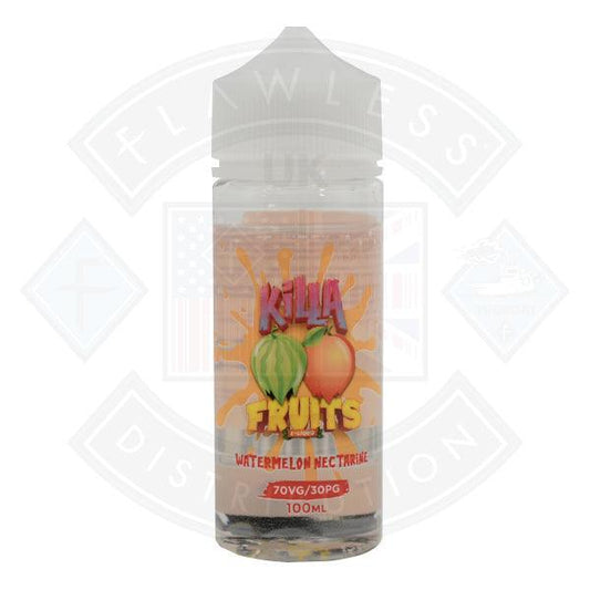 Killa Fruits - Watermelon Nectarine 100ml Shortfill - Flawless Vape Shop