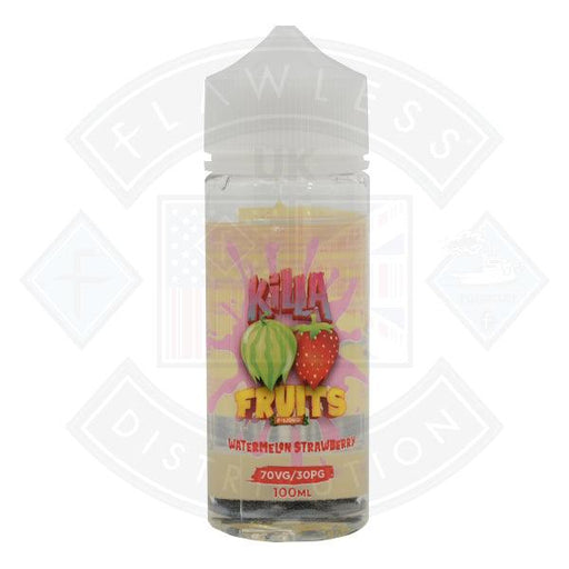 Killa Fruits - Watermelon Strawberry 100ml Shortfill - Flawless Vape Shop
