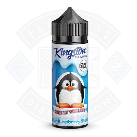 Kingston Chilly Willies - Blue Raspberry Slush 0mg 100ml 50/50 Shortfill - Flawless Vape Shop