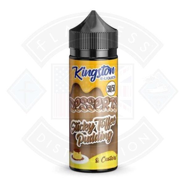 Kingston Desserts -Sticky Toffee Pudding & Custard 0mg 100ml 50/50 Shortfill E-Liquid - Flawless Vape Shop