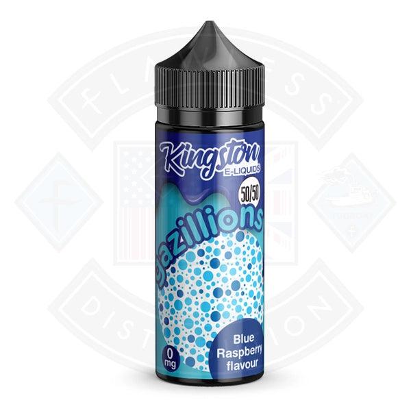 Kingston Gazillions - Blue Raspberry Flavor 0mg 100ml 50/50 Shortfill - Flawless Vape Shop