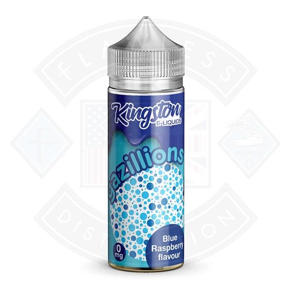 Kingston Gazillions - Blue Raspberry Flavor 0mg 100ml Shortfill - Flawless Vape Shop