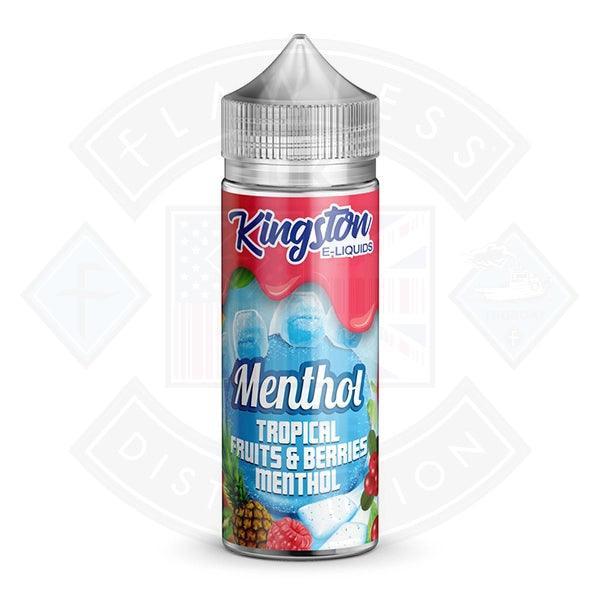 Kingston Menthol Tropical Fruits & Berries 0mg 100ml 50/50 Shortfill E-Liquid - Flawless Vape Shop