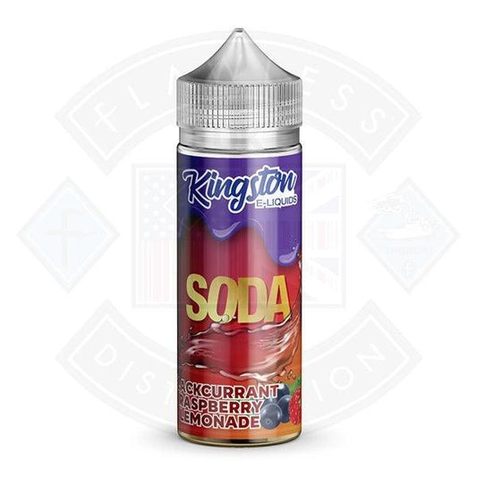 Kingston Soda - Blackcurrant Raspberry Lemonade 0mg 100ml Shortfill - Flawless Vape Shop