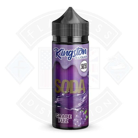 Kingston Soda - Grape Fizz 0mg 100ml 50/50 Shortfill - Flawless Vape Shop