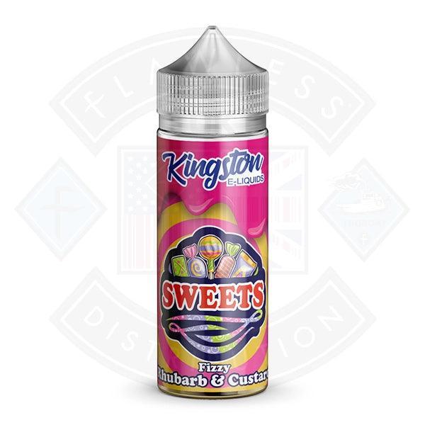 Kingston Sweets - Fizzy Rhubarb & Custard 0mg 100ml Shortfill - Flawless Vape Shop