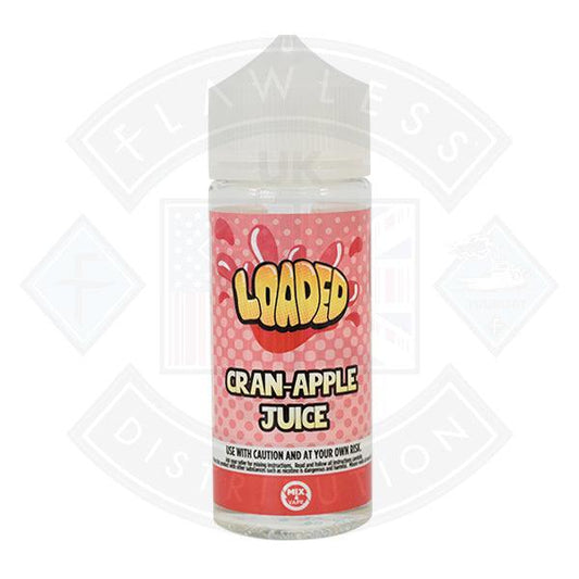 Loaded Cran Apple Juice 0mg 100ml Shortfill E-Liquid - Flawless Vape Shop