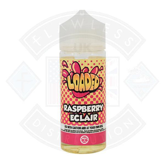 Loaded Raspberry Eclair E liquid 100ml Short fill - Flawless Vape Shop