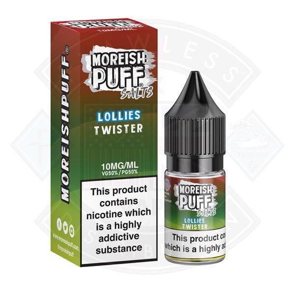 Moreish Puff Nic Salt Lollies Twister 10ml - Flawless Vape Shop