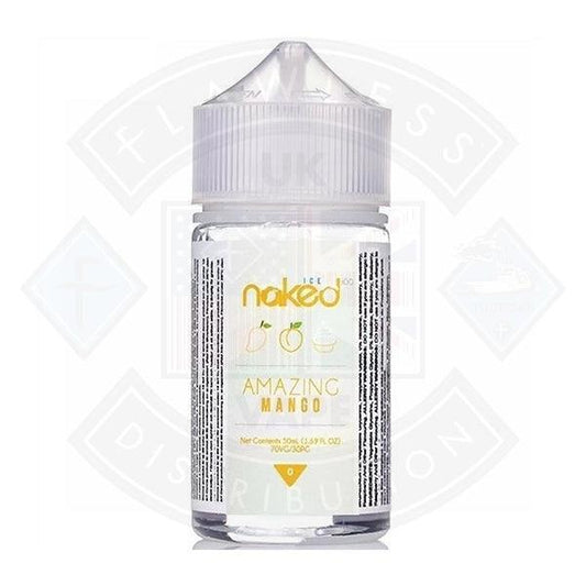 Naked - Amazing Mango Ice 0mg 50ml Shortfill - Flawless Vape Shop