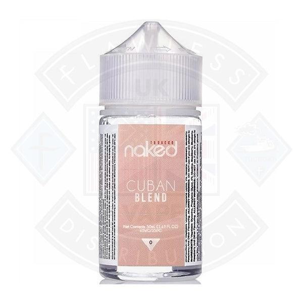 Naked - Cuban Blend 0mg 50ml Shortfills - Flawless Vape Shop