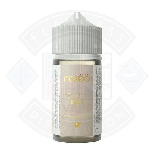 Naked - Euro Gold 0mg 50ml Shortfills - Flawless Vape Shop