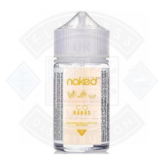 Naked - Go Nanas 0mg 50ml Shortfills - Flawless Vape Shop