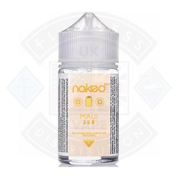 Naked - Maui Sun 0mg 50ml Shortfills - Flawless Vape Shop