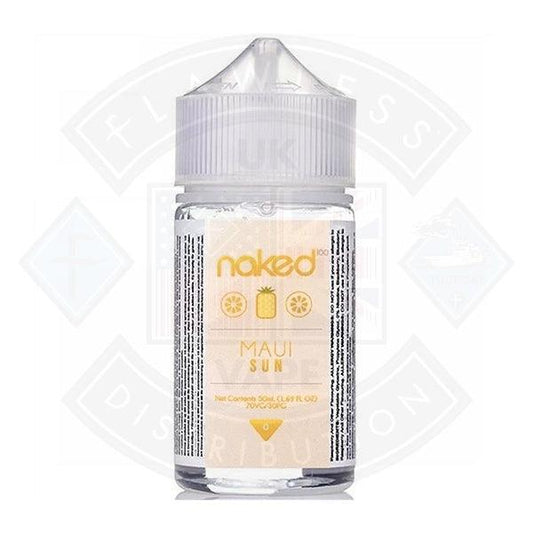 Naked - Maui Sun 0mg 50ml Shortfills - Flawless Vape Shop