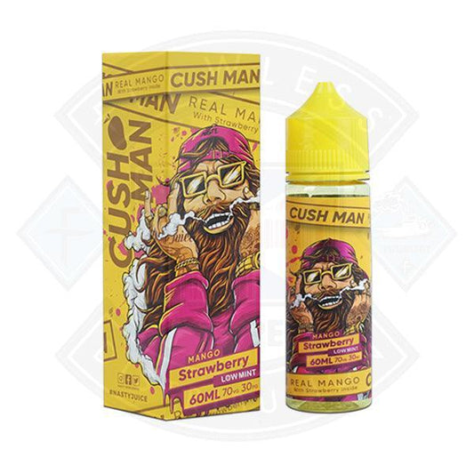 Nasty Juice - Cush Man Mango Strawberry 0mg 50ml Shortfill E-liquid - Flawless Vape Shop