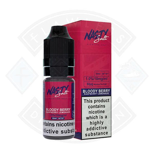 Nasty Juice Nasty Salt Bloody Berry Raspberry Lemonade 10mg 10ml - Flawless Vape Shop