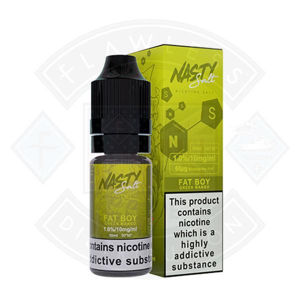 Nasty Juice Nasty Salt Fat Boy Green Mango 10mg 10ml - Flawless Vape Shop