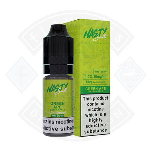 Nasty Juice Nasty Salt Green Ape Green Apple 10mg 10ml - Flawless Vape Shop