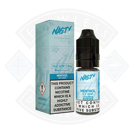 Nasty Juice Nasty Salt Menthol Icy Mint 10mg 10ml e-liquid - Flawless Vape Shop