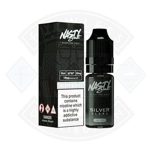 Nasty Juice Nasty Salt Silver Blend 10mg 10ml e-liquid - Flawless Vape Shop